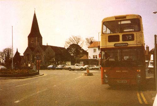 Bus in the Square 1980's